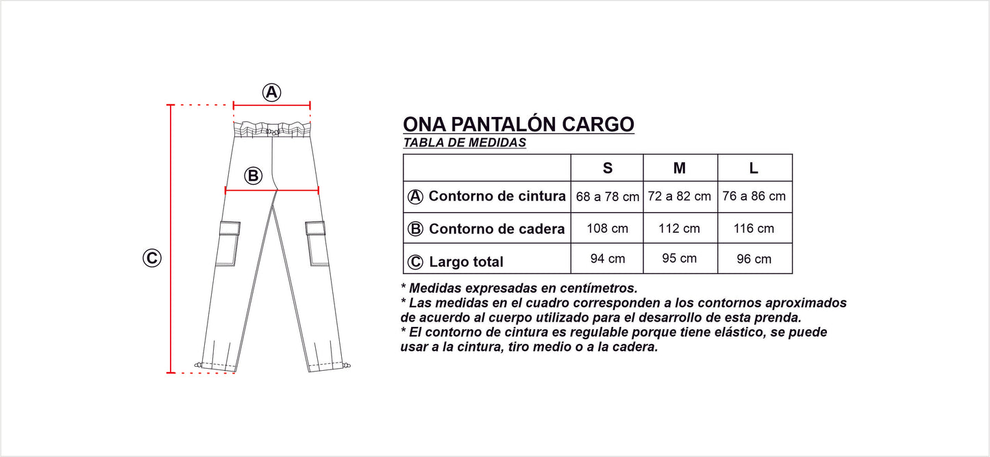 Pantalón Cargo ONA Plata