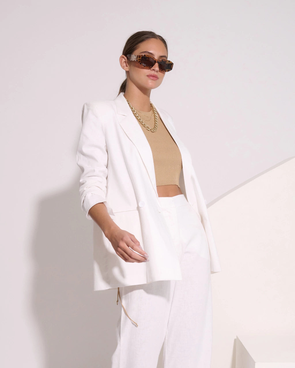 Blazer POSITANO Blanco